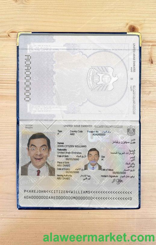 UAE passport photo look